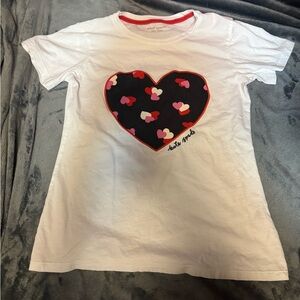 Kate Spade hearts tshirt